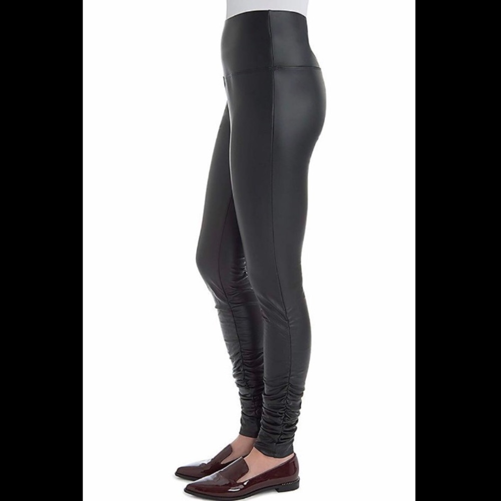 Lysse Leggings Karly Ruched Leg Vegan Leather 1950